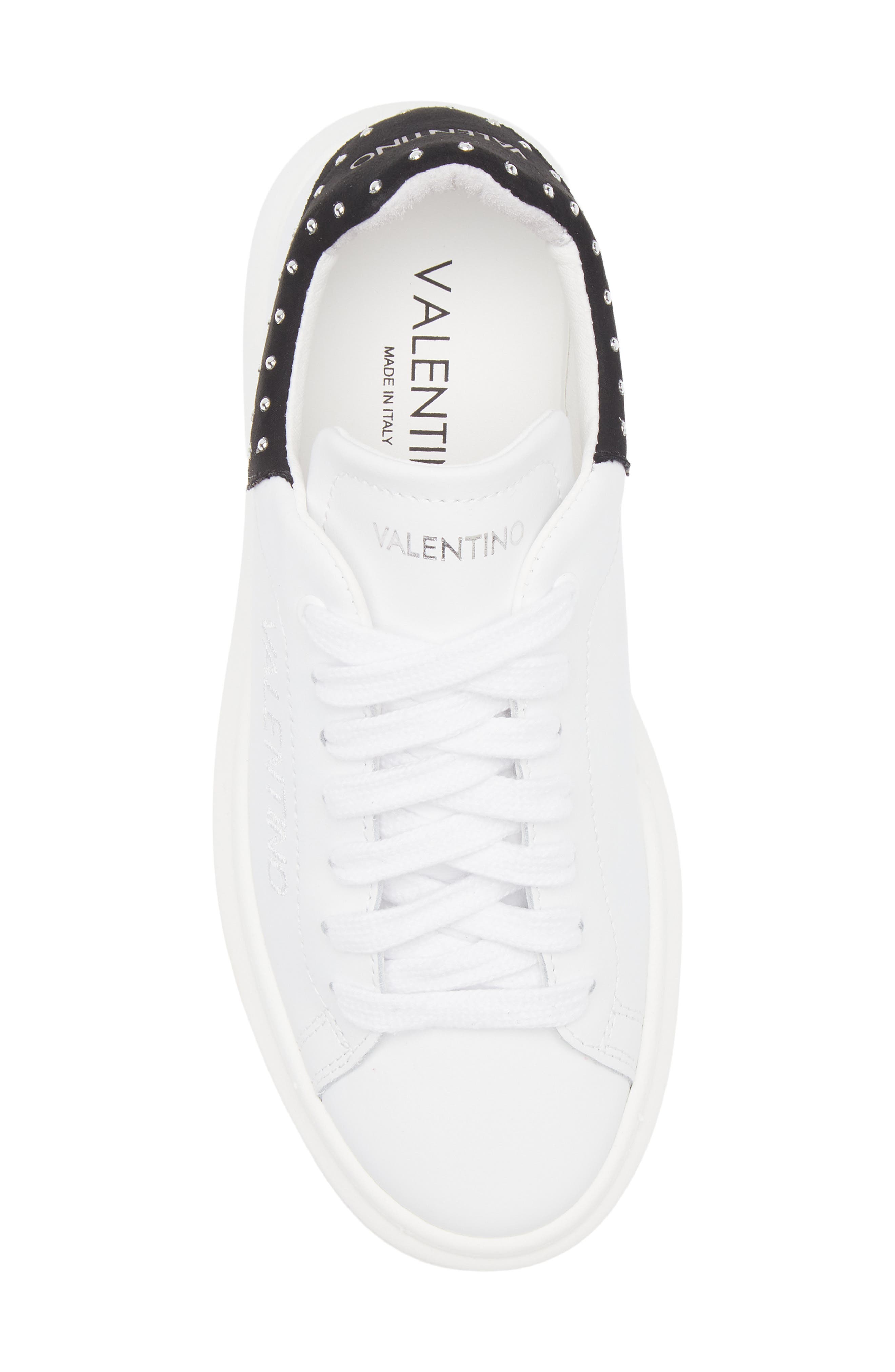VALENTINO BY MARIO VALENTINO Fresia Low Top Sneaker, Alternate, color, White Black