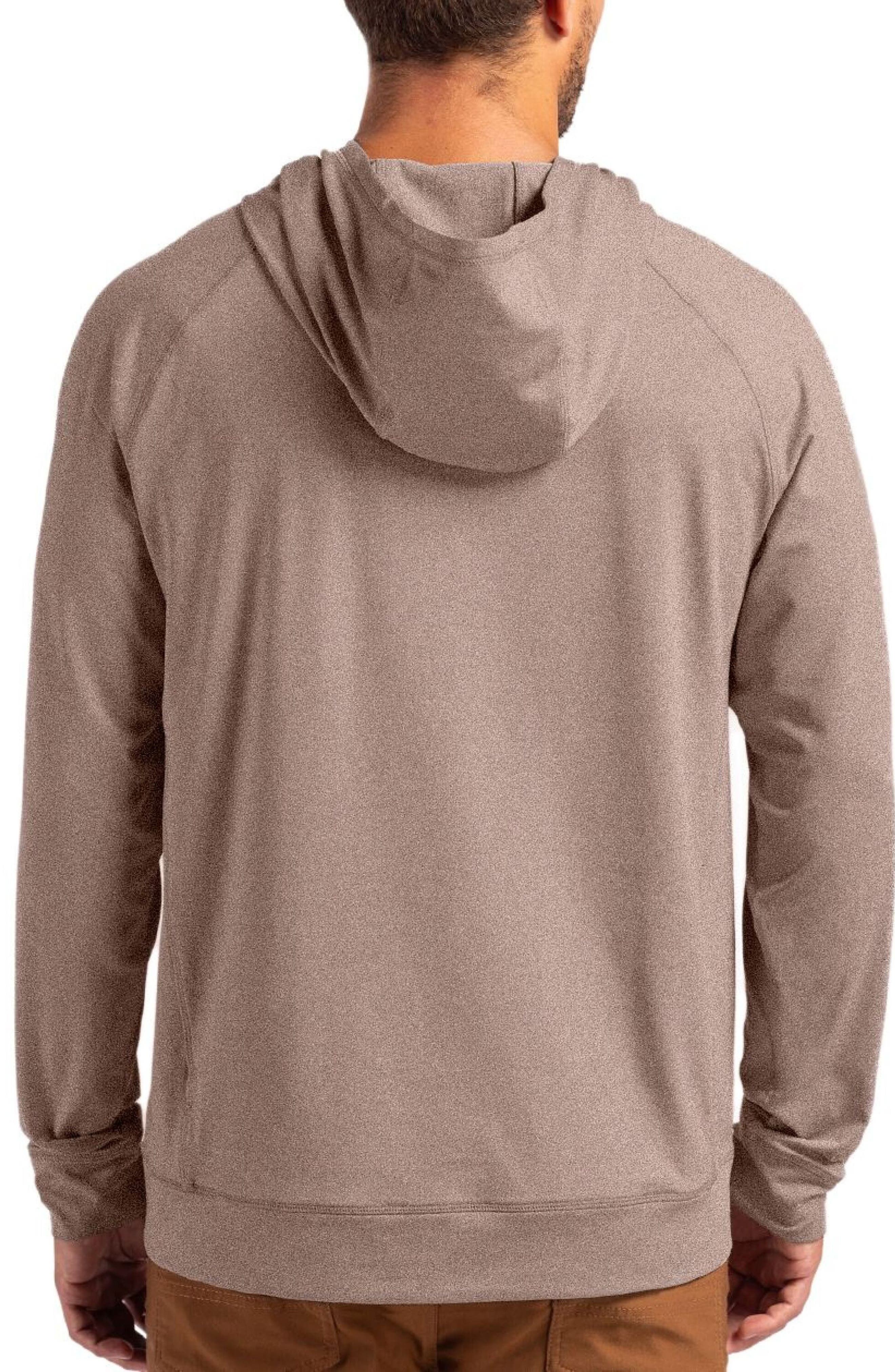 Cutter & Buck Adapt Heather Hooded Pullover (Men) | Nordstrom