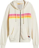 Aviator Nation 5-Stripe Zip Hoodie