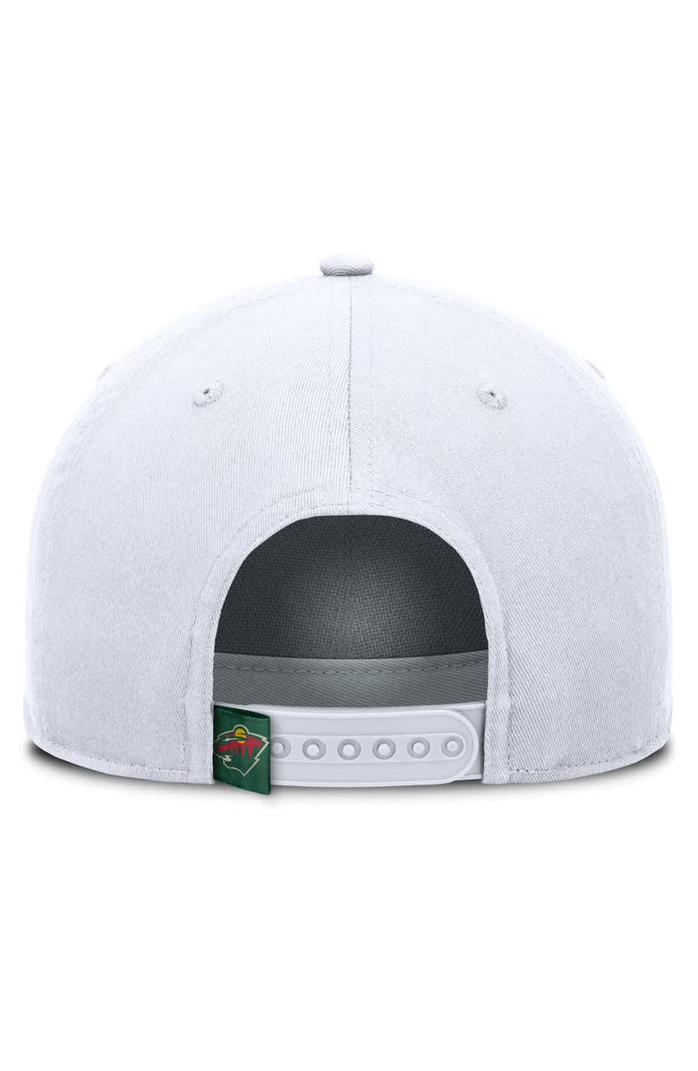 FANATICS Men's Fanatics White Minnesota Wild Rope A-Frame Adjustable Hat, Alternate, color,