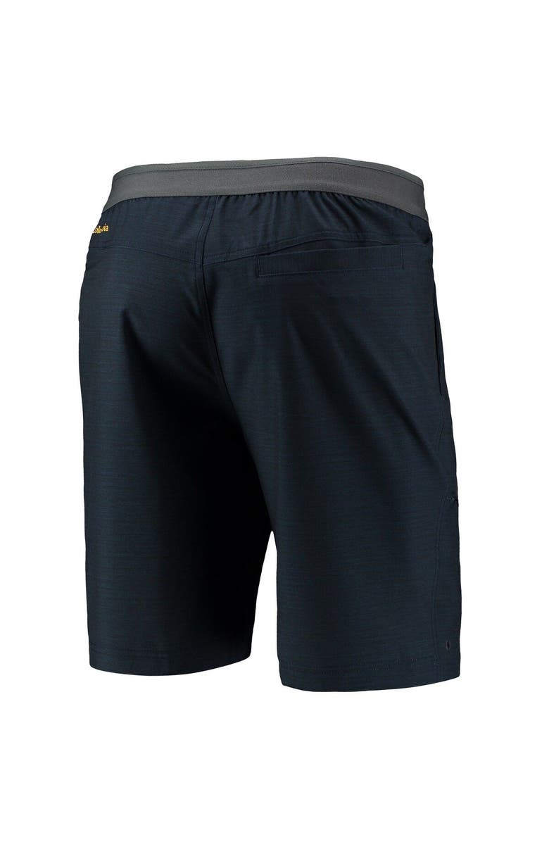 Columbia Men's Columbia Navy West Virginia Mountaineers Twisted Creek Omni-Shield Shorts, Alternate, color, Navy