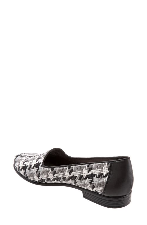 Trotters Liz Flat In Black Multi