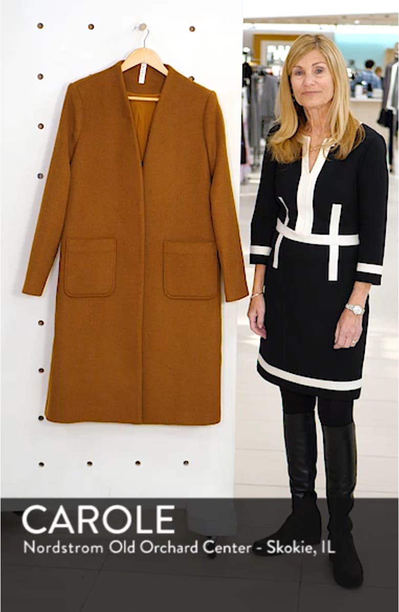 Long Open Front Coat, sales video thumbnail