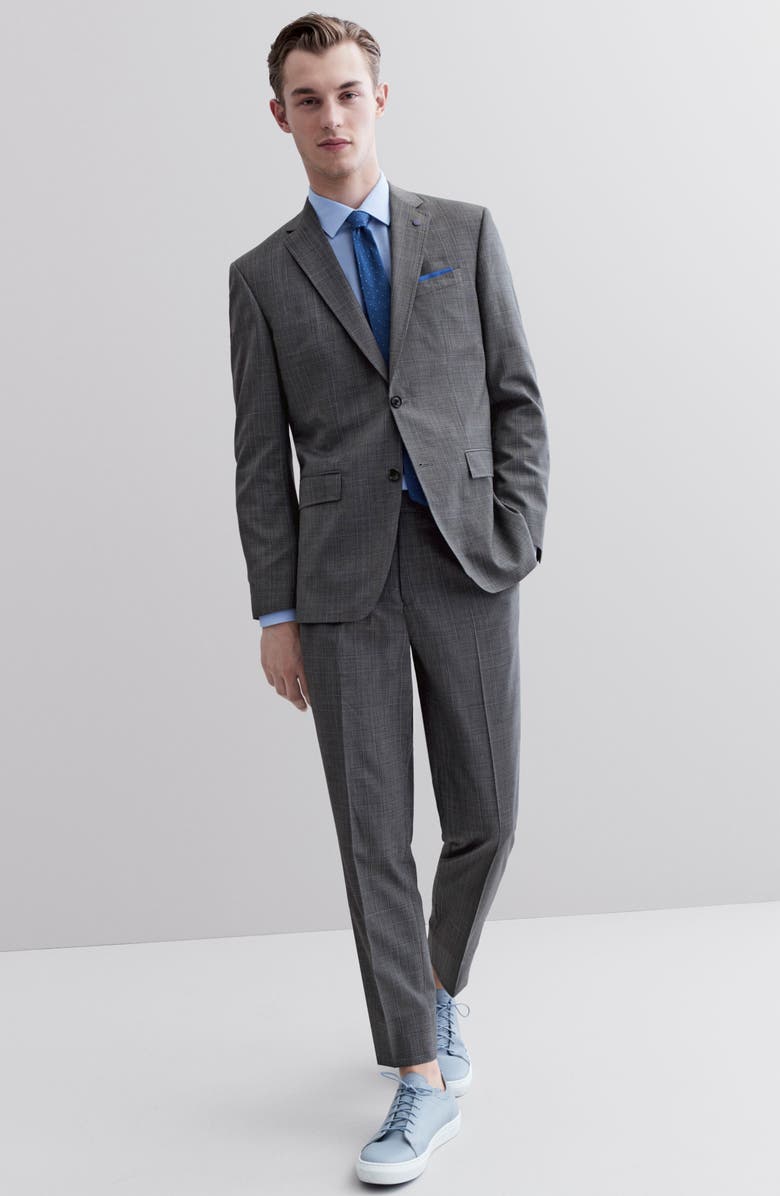 Nordstrom Men's Shop The Perfect Pre-Folded Pocket Square, Alternate, color, White