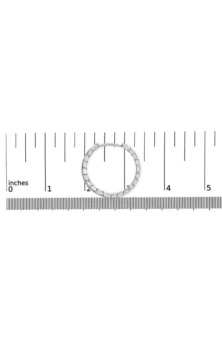 Haus of Brilliance 14K White Gold 1/4 Cttw Lab Grown Diamond Leafy Wreath Hoop Earrings, Alternate, color, White