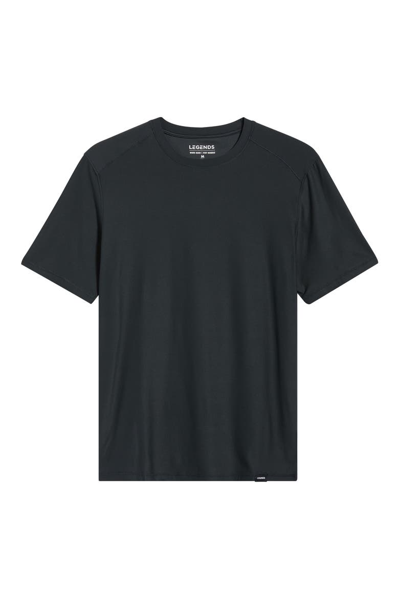 Aire Performance T-Shirt, Alternate, color, BLACK