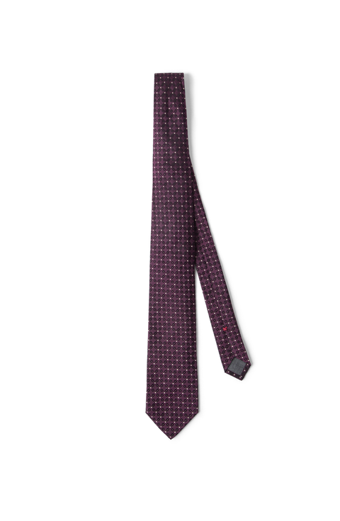 Necktie with jacquard pattern