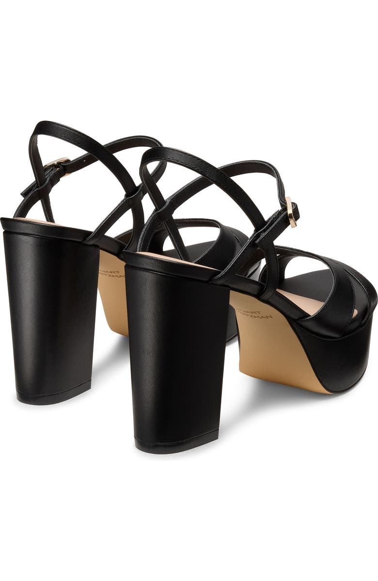 Stuart Weitzman Maia Platform Sandal, Alternate, color, Black