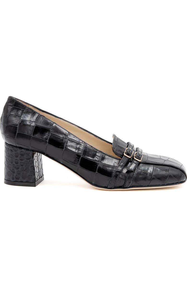 Amalfi by Rangoni Basilico Loafer Pump, Alternate, color, Nero Cocco Bengala