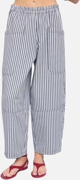 J.O.A. Stripe Wide Leg Pants