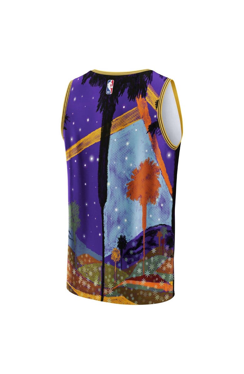 NBA X KIDSUPER Unisex NBA & KidSuper Studios by Fanatics Purple Los Angeles Lakers Hometown Jersey, Alternate, color, Purple