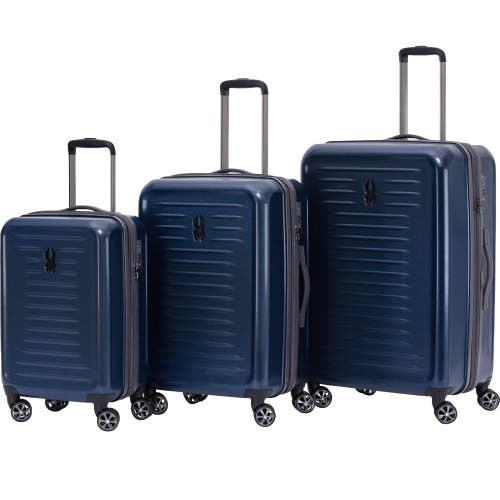 Spyder Rails 3 Piece (20"/ 25"/ 29") Hardside Luggage Set in Carbon Blue at Nordstrom