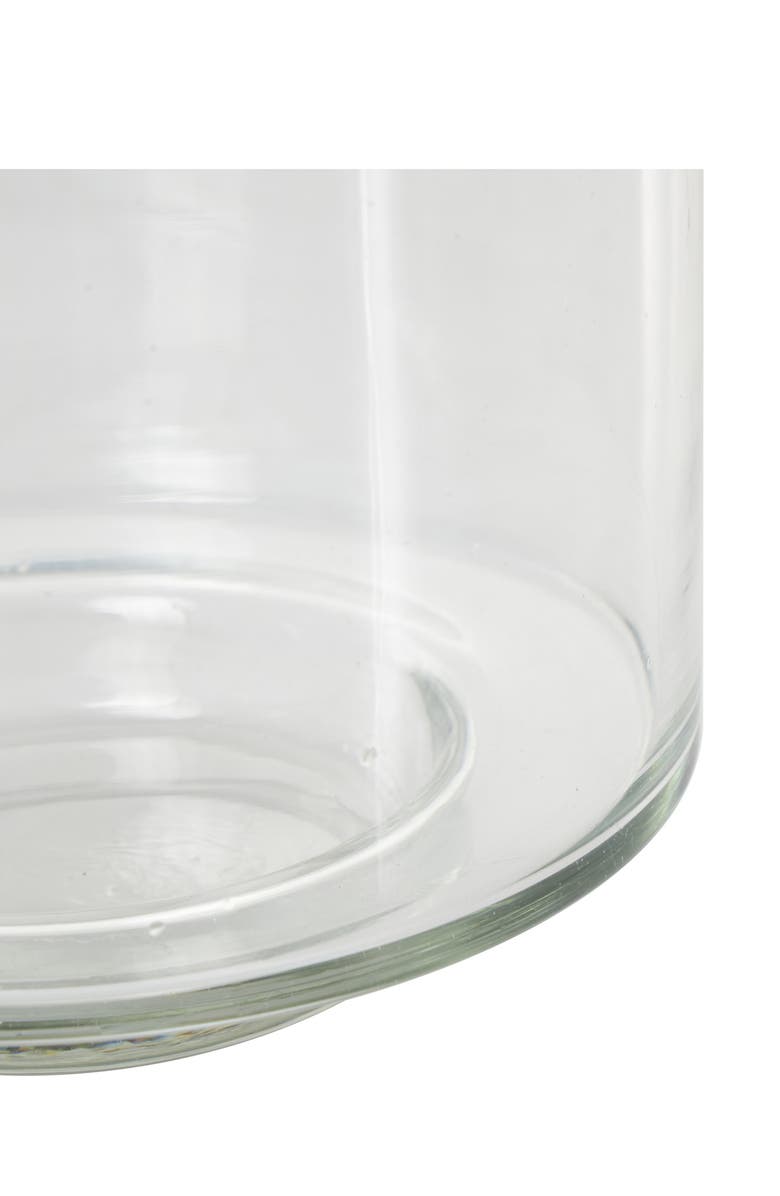 GINGER BIRCH STUDIO Glass Candleholder, Alternate, color, Clear