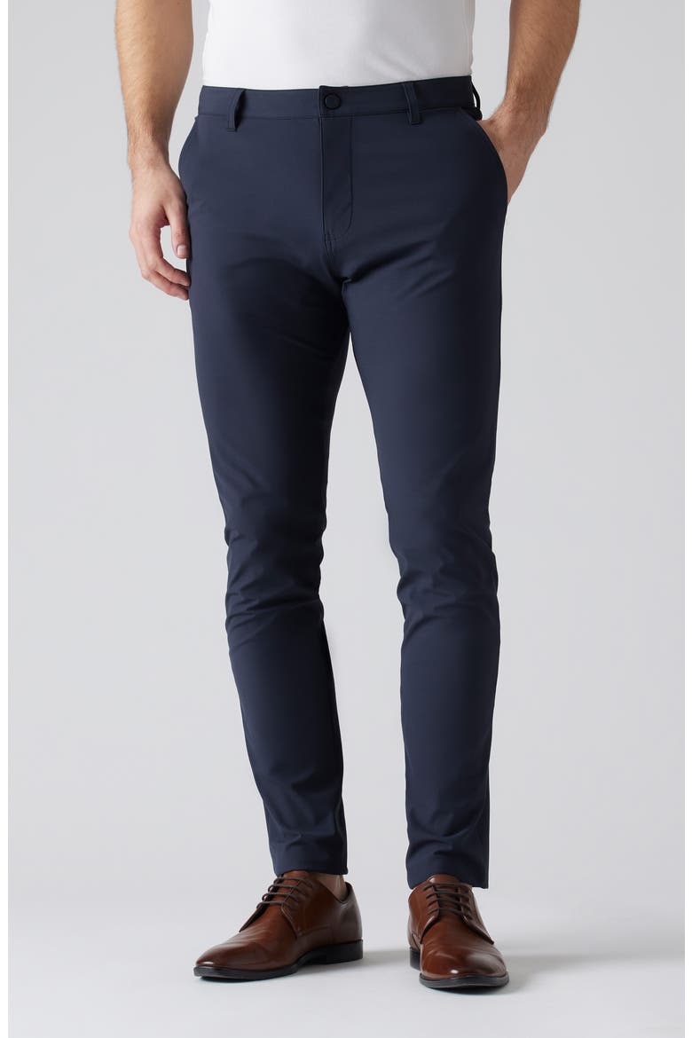 Commuter Slim Fit Pants, Main, color, TRUE NAVY