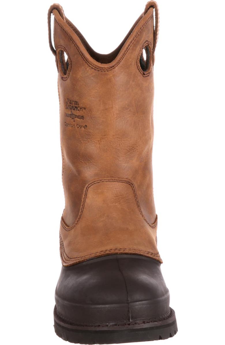 Georgia Boot Wellington Work Boot, Alternate, color, Mississippi Brown
