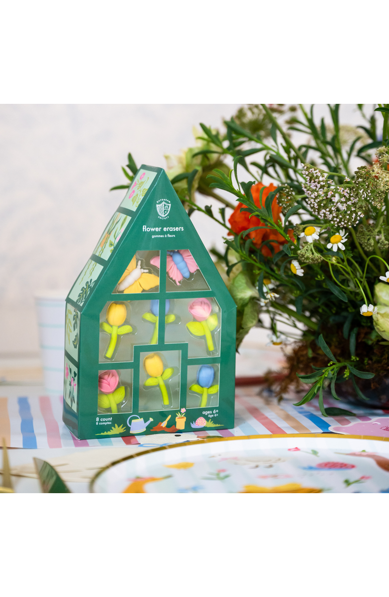 Daydream Society Spring Flowers & Butterflies Eraser Set, Alternate, color, Assorted Pre-Pack