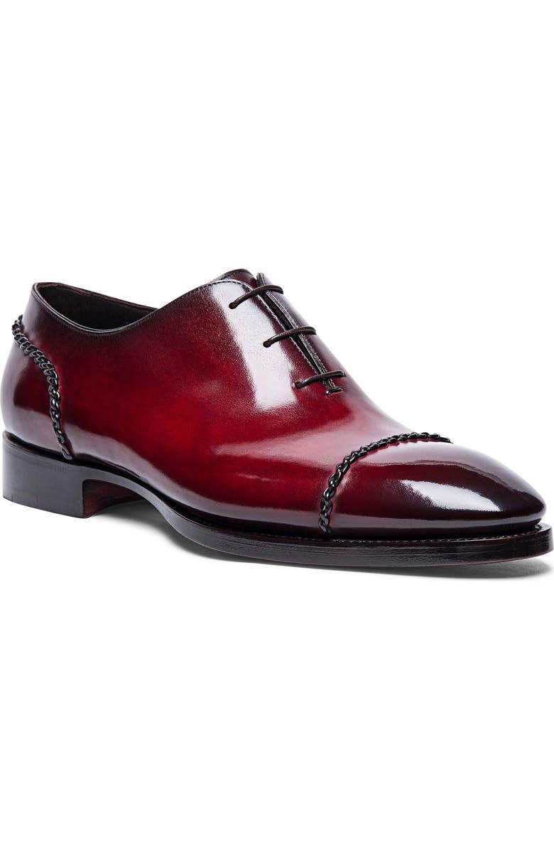 Santoni Pierce Cap Toe Oxford, Main, color,