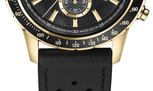 Versace Sport Chrono 44mm In Black/gold