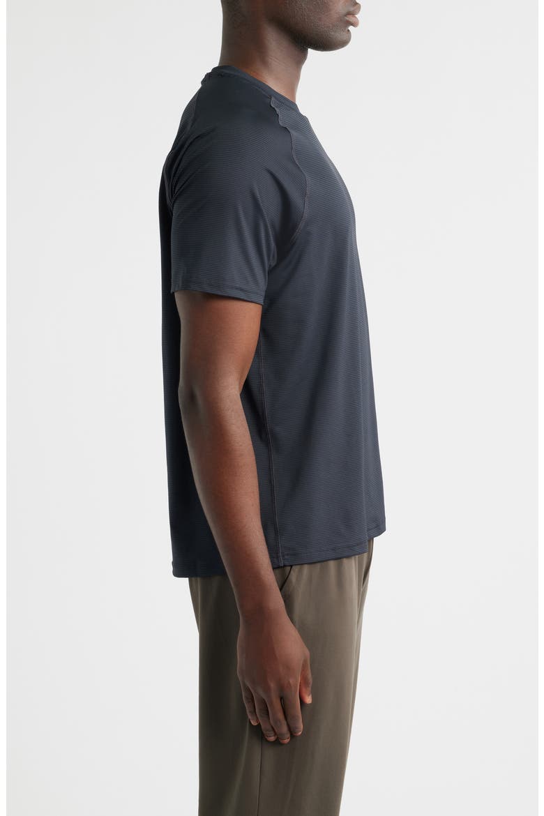 Perforated Training T-Shirt, Alternate, color, BLACK CAVIAR