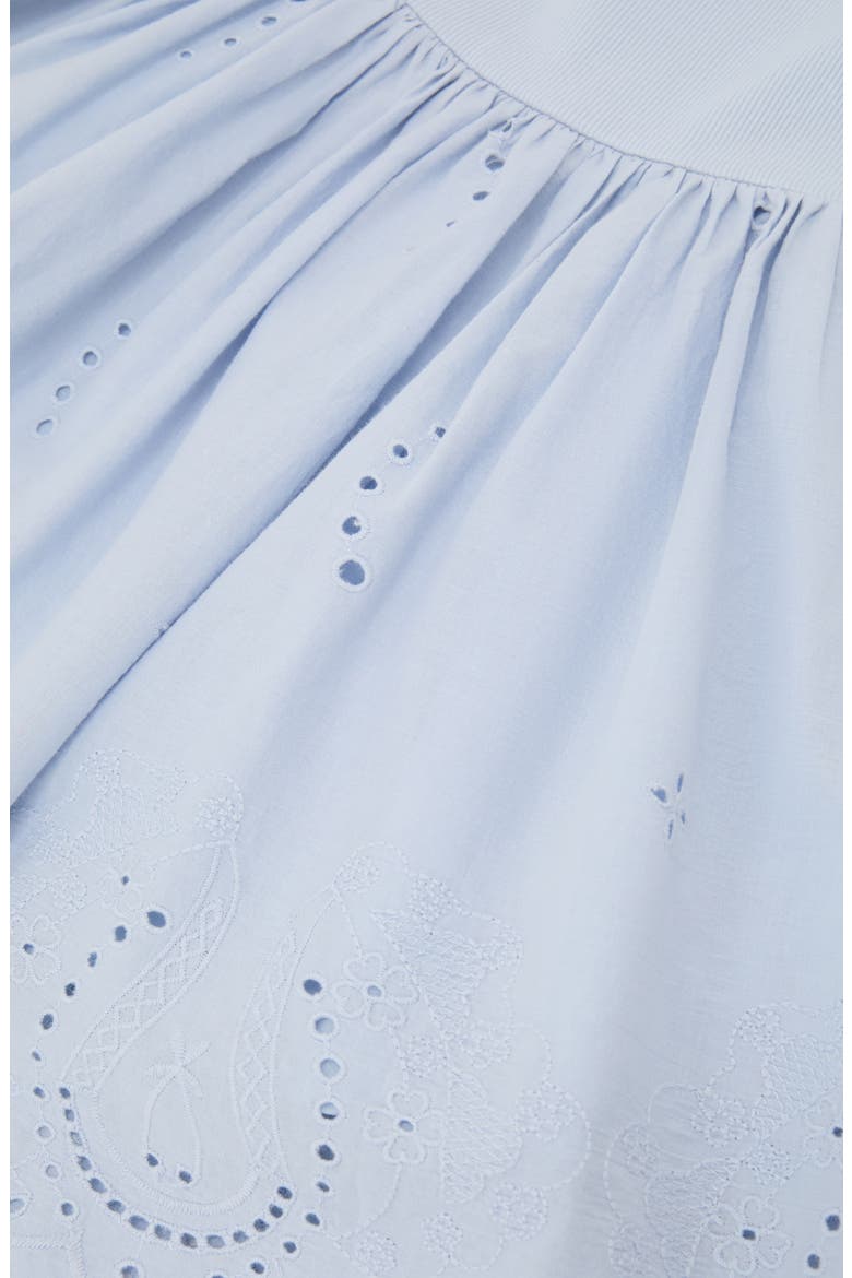 Kids' Carianna Eyelet Dress, Alternate, color, PALE BLUE