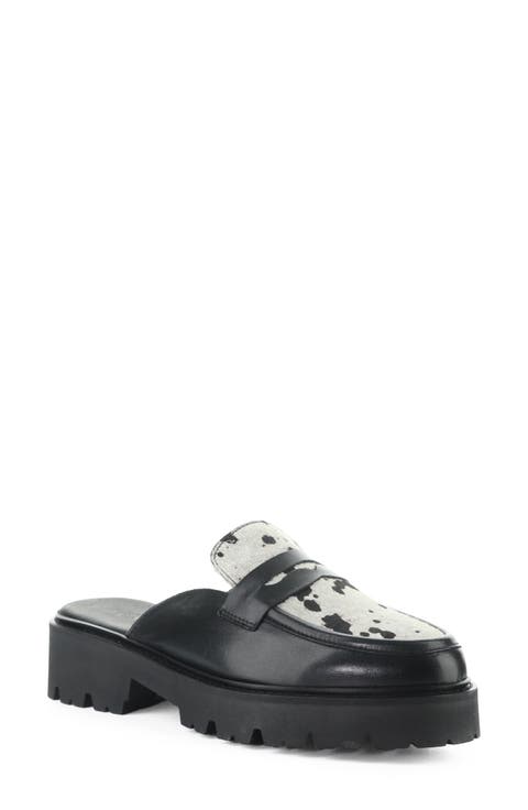 Brill Leather Loafer Mule