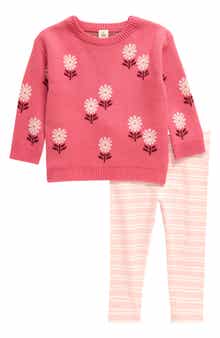 Jacquard Sweater & Pants Set