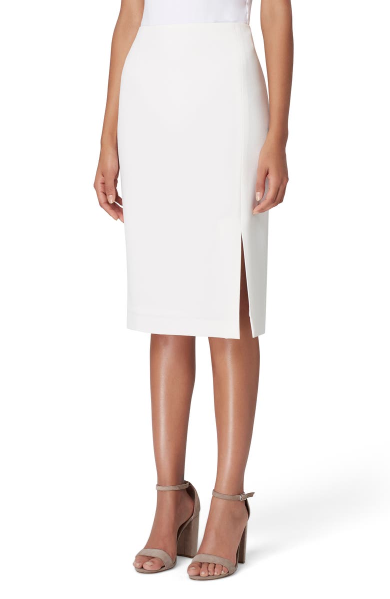 Tahari Two-Piece Asymmetrical Belted Suit, Alternate, color, 