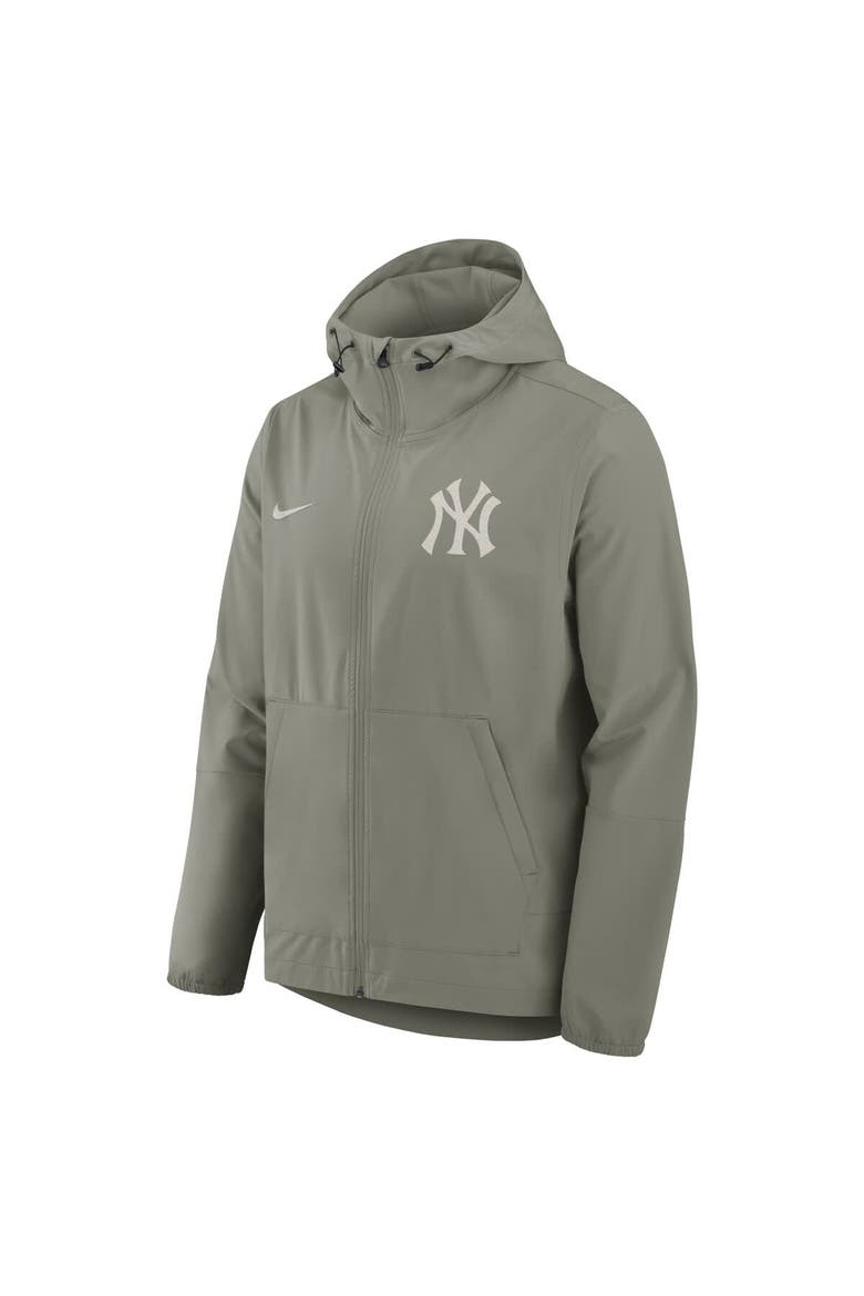 Men's Nike Gray New York Yankees Unlimited Packable Full-Zip Hooded Jacket, Alternate, color, Gray