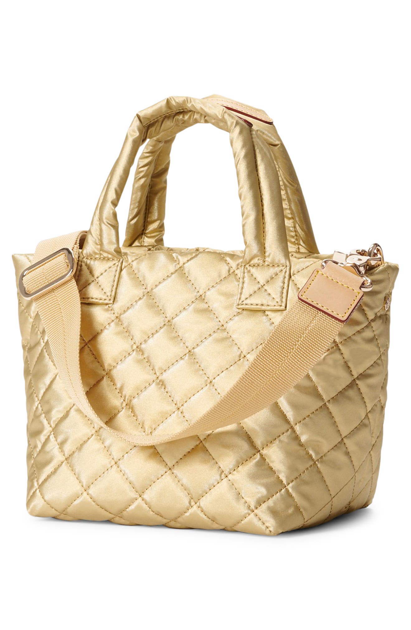 MZ Wallace Micro Metro Deluxe Quilted Nylon Tote, Alternate, color, 