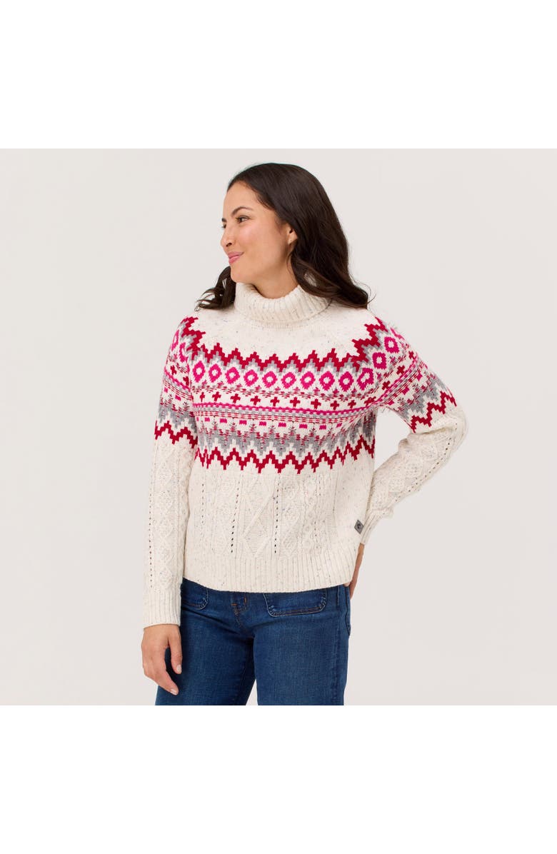 Krimson Klover Bluebird Turtleneck Sweater, Alternate, color, Snow