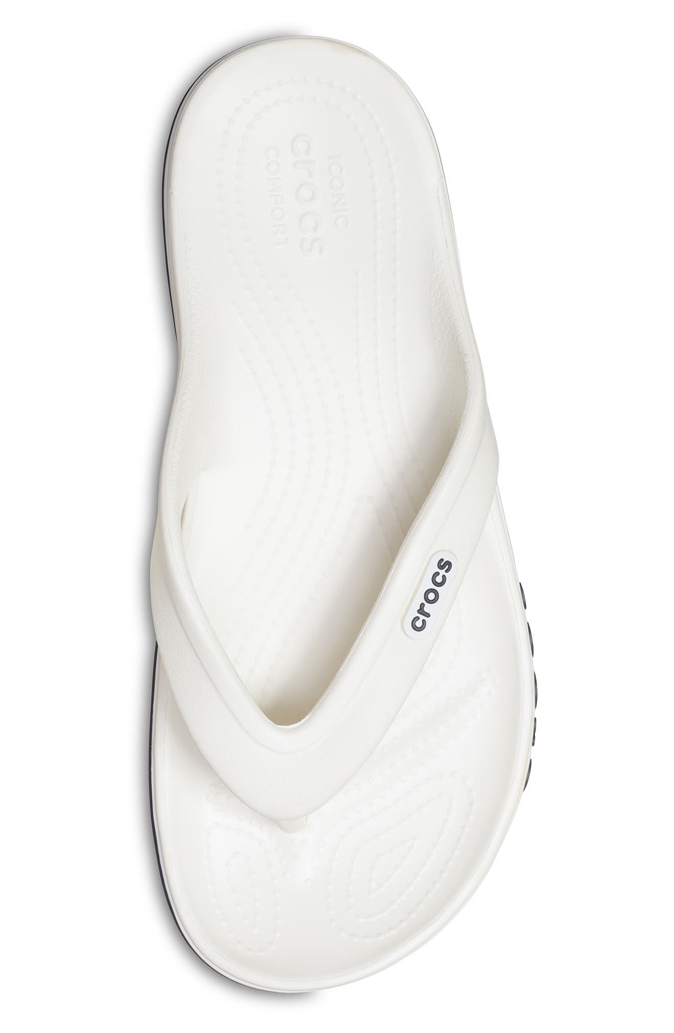 Bayaband Flip Flop Sandal, Alternate, color, WHITE/ NAVY