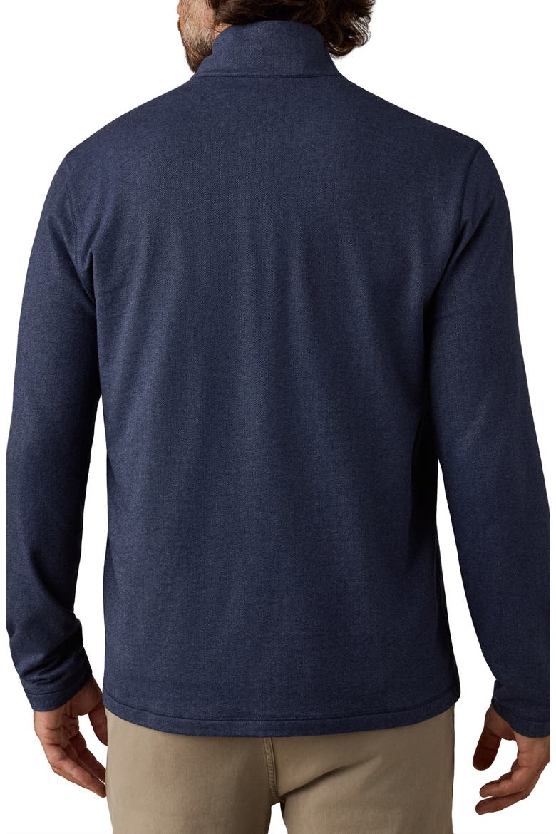 Movement Quarter Zip Pullover, Alternate, color, NAVY CASCADE HERRINGBONE