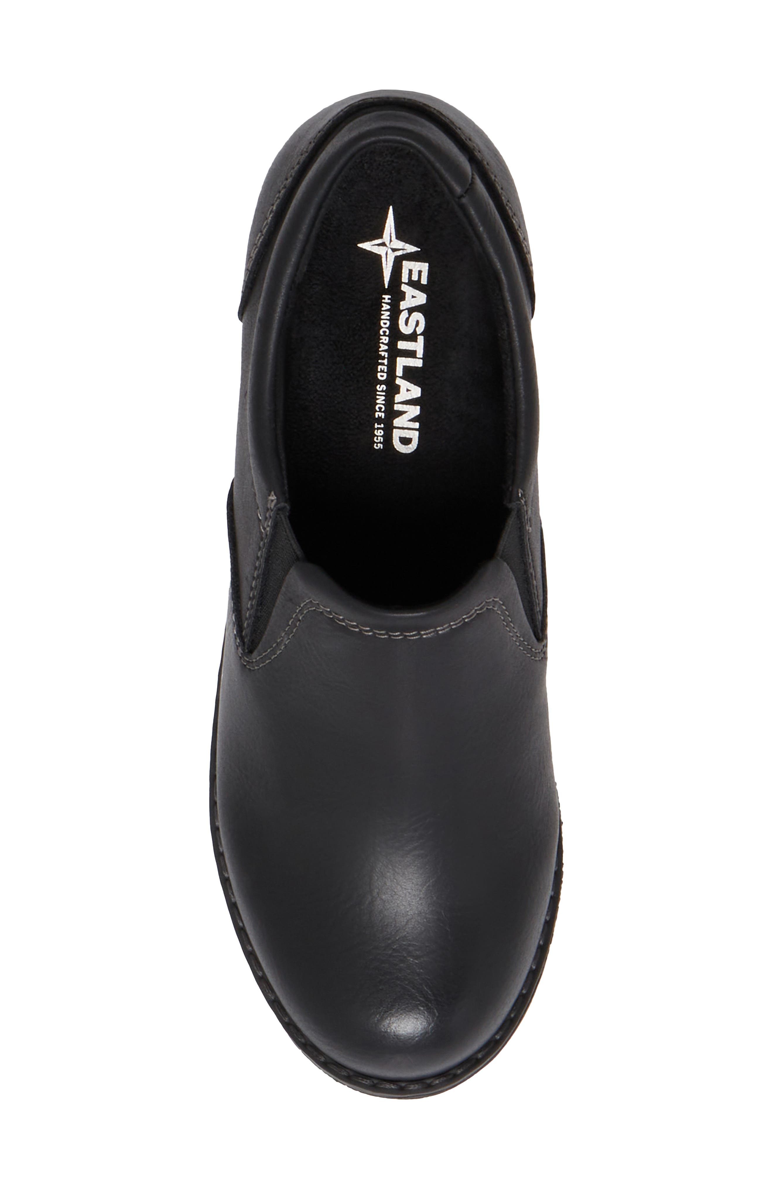 Eastland Reese Faux Leather Boot, Alternate, color, Black