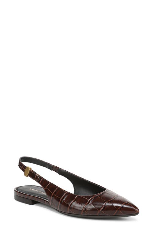 Veronica Beard Shina Slingback Pointed Toe Flat