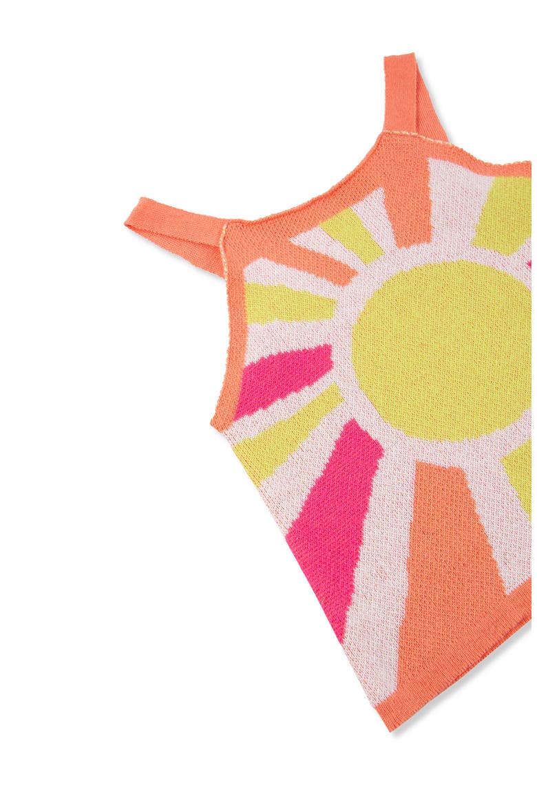 Sun Sweater Tank & Bubble Shorts Set, Alternate, color, CORAL