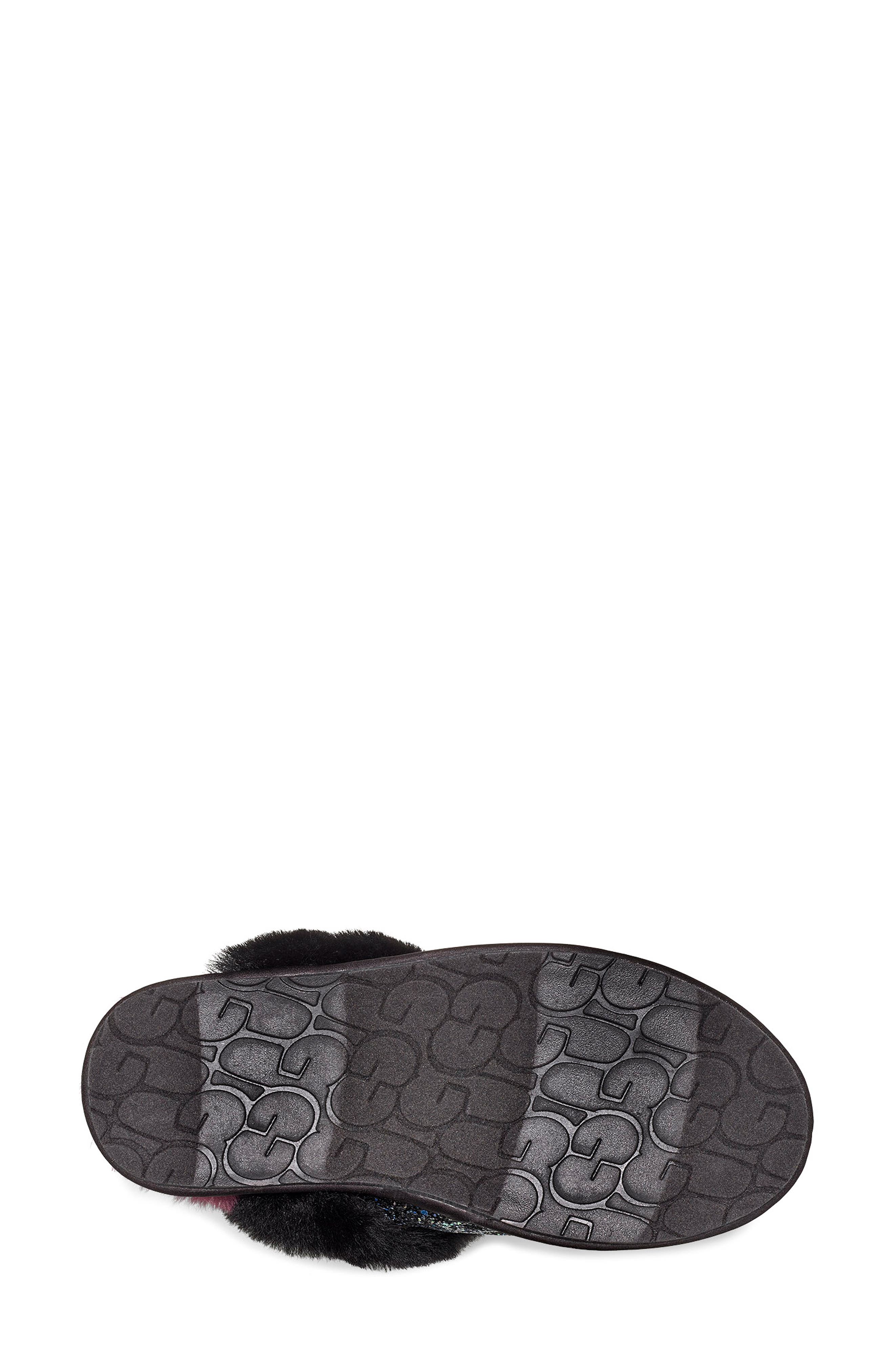 Scuffette II Cosmos Slipper, Alternate, color, BLACK FABRIC