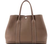 Pre-Owned Hermes Garden Party Tote Leather 36