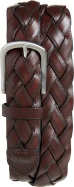 Johnston & Murphy Braided Leather Belt