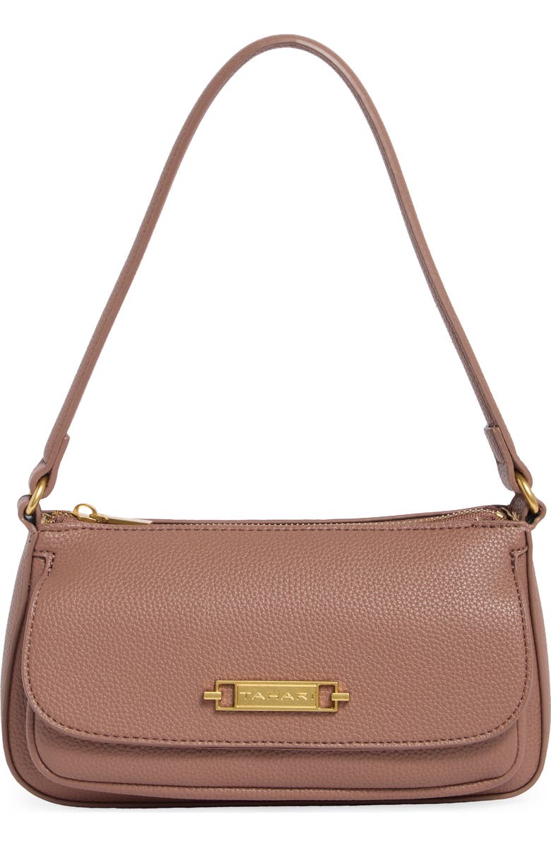 Tahari Roscoe Shoulder Bag, Main, color, Coffee