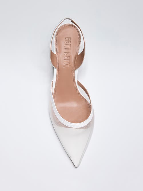 Britt Netta Esme Slingback 60 In White