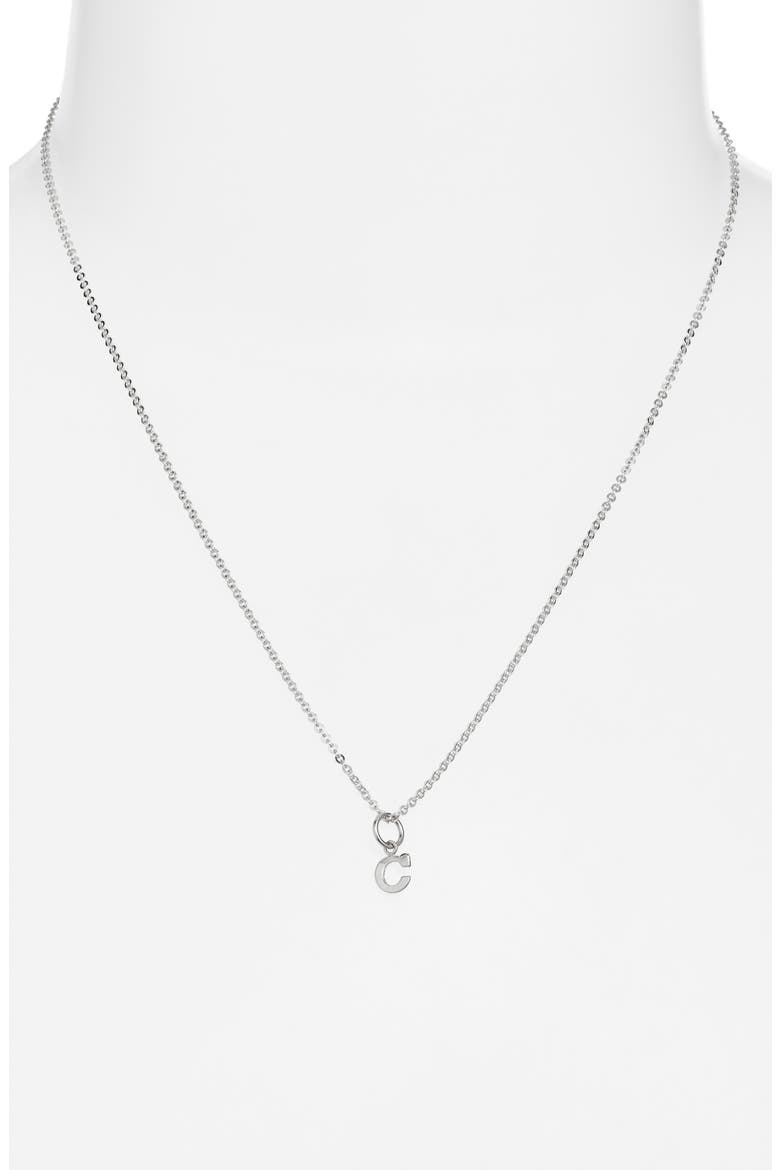 Initial Pendant Necklace, Alternate, color, STERLING SILVER - C