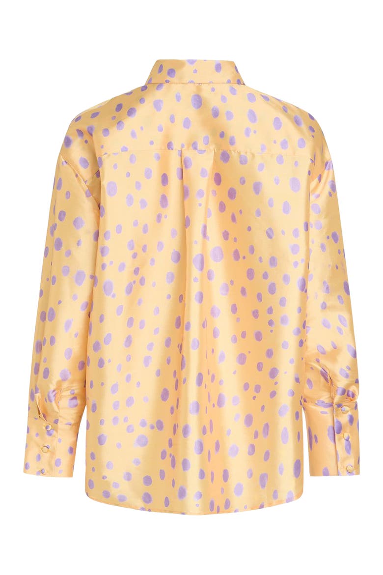 Peony Dots Top, Alternate, color, YELLOW