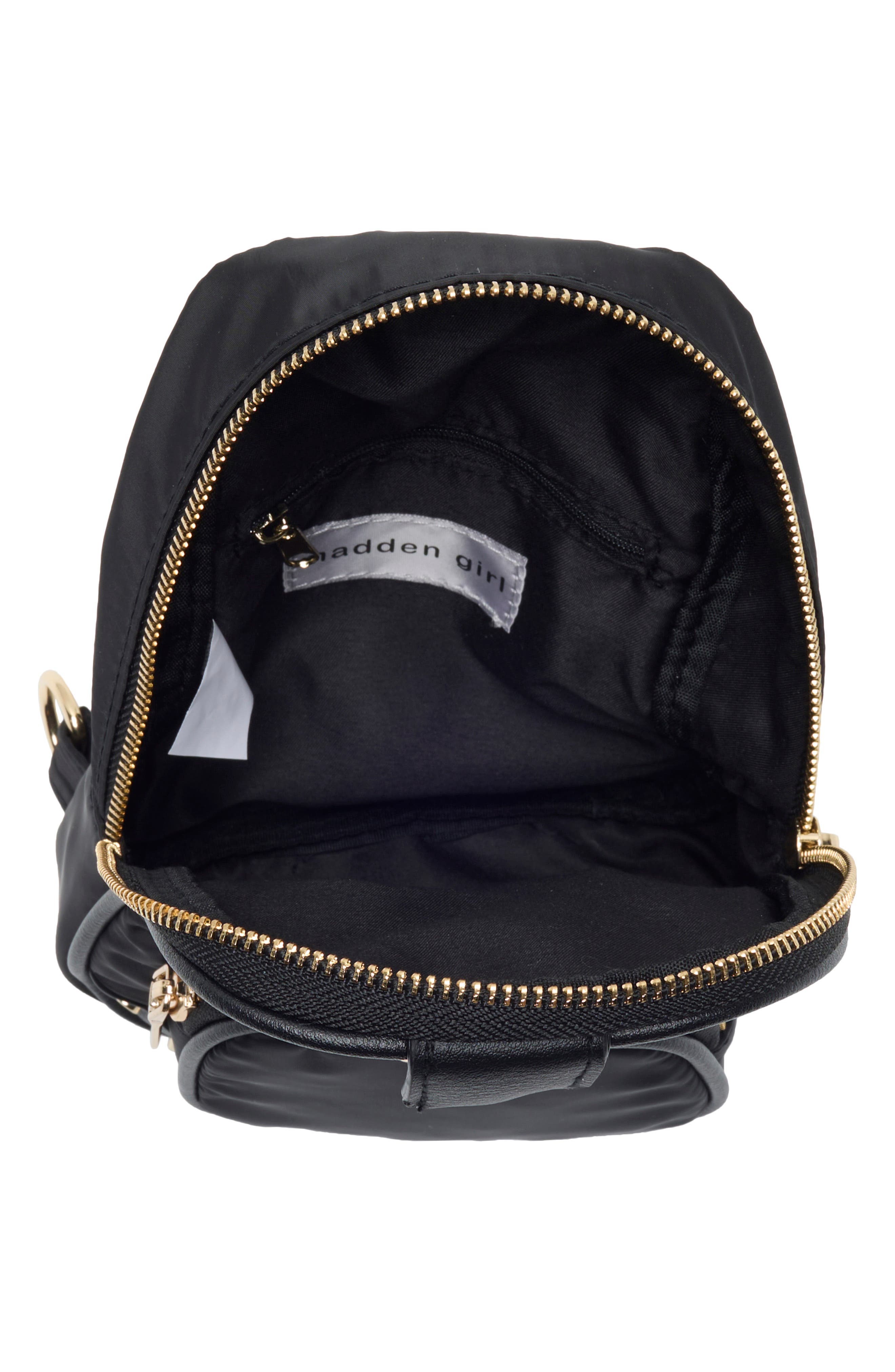 Nylon Sling Bag, Alternate, color, BLACK