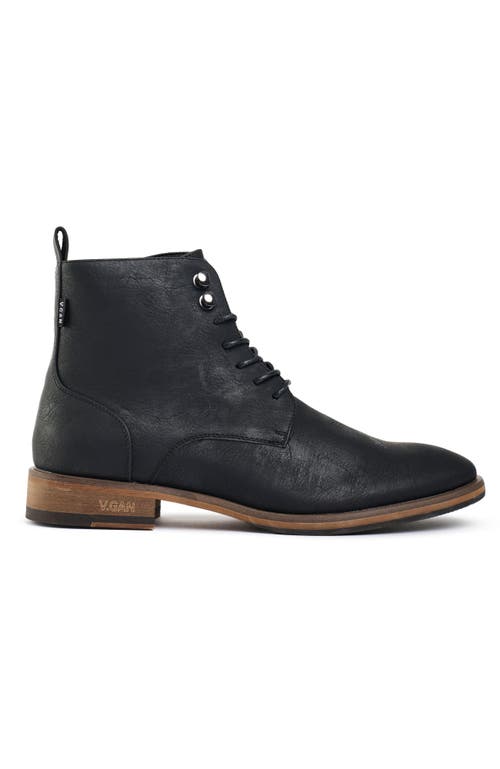 V.gan London Vegan Rye 2 Ankle Boots In Black