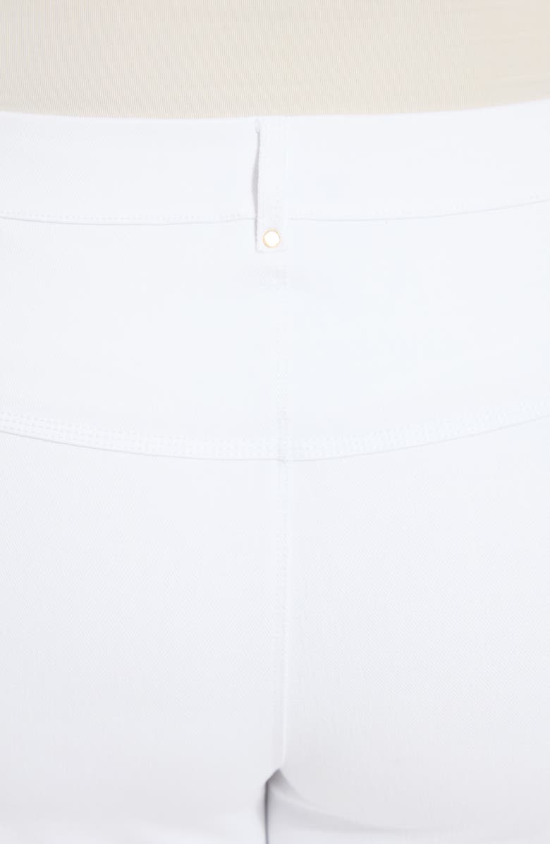 Lysse Willa Scallop Studded Crop Jeans, Alternate, color, White