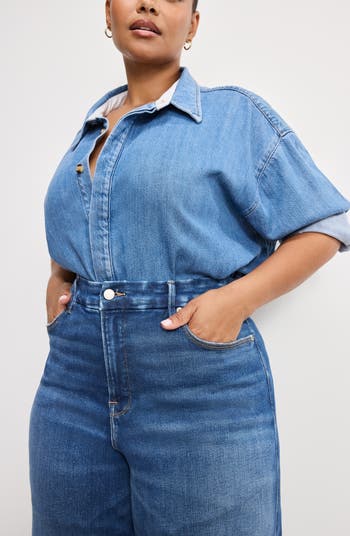 Soft-Tech Good Skate High Waist Wide Leg Jeans