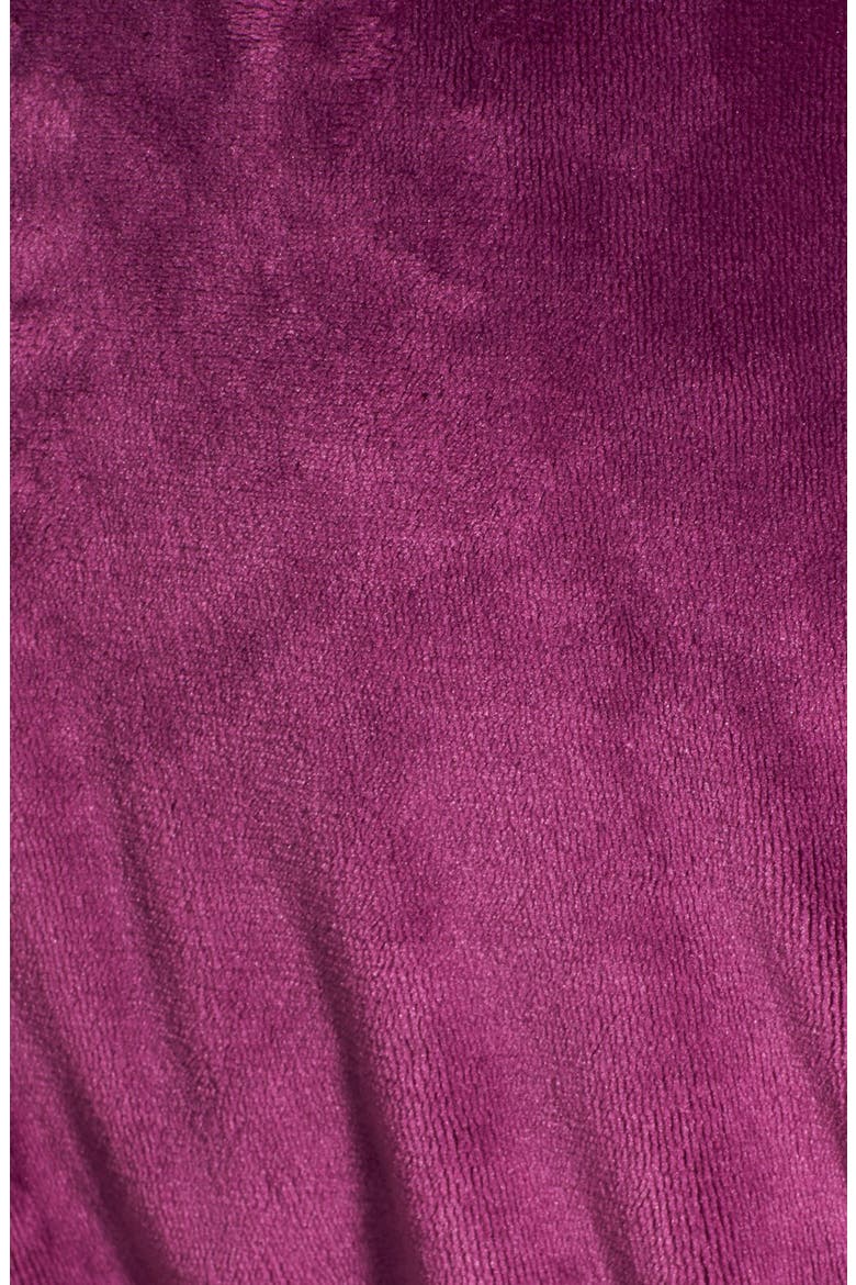 'Plush' Robe, Alternate, color, PURPLE DARK