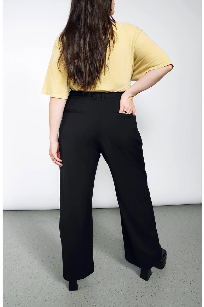 The Empower Wide Leg Trouser, Alternate, color, BLACK