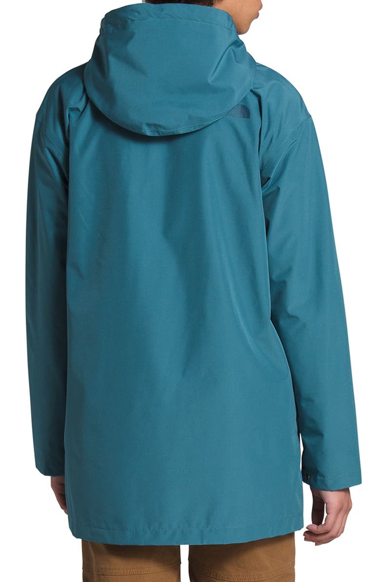 The North Face Liberty Woodmount Water Repellent Recycled Raincoat, Alternate, color, 