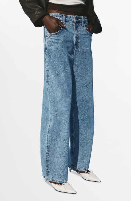 MANGO Selection Mid Rise Straight Leg Jeans